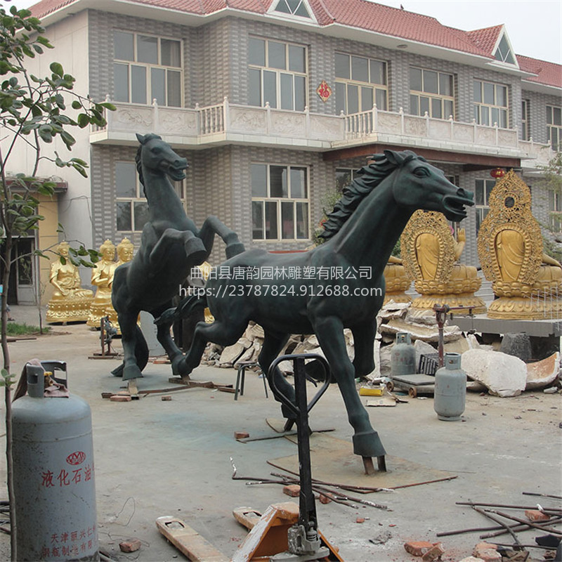 小区铜雕马雕塑制作厂家